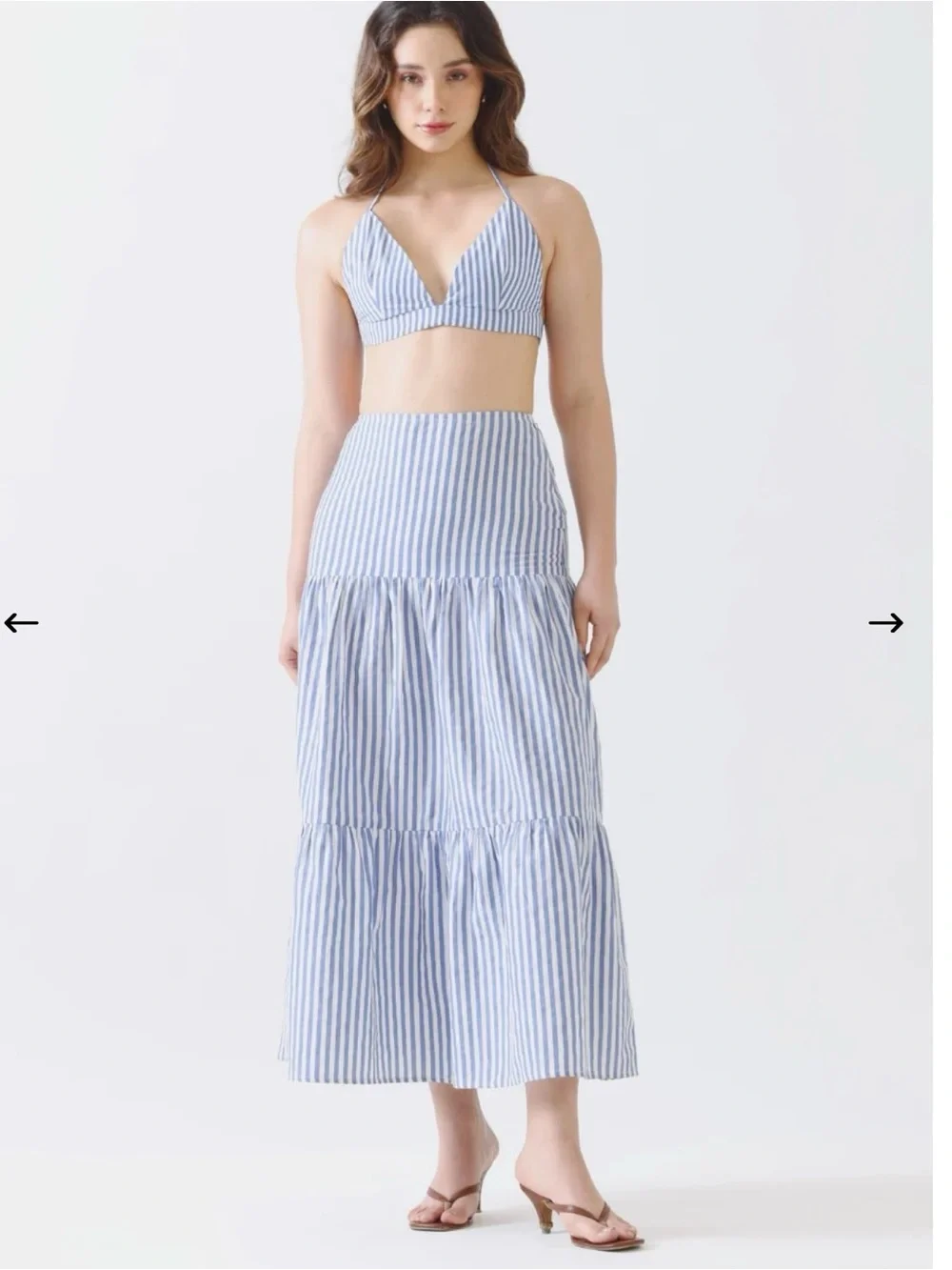 J. Crew Tiered Ruffle Maxi Skirt